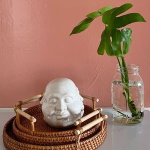 Cute Ceramic Buddha Head with 4 faces